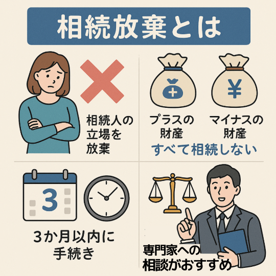 相続放棄とは（松戸の高島司法書士）