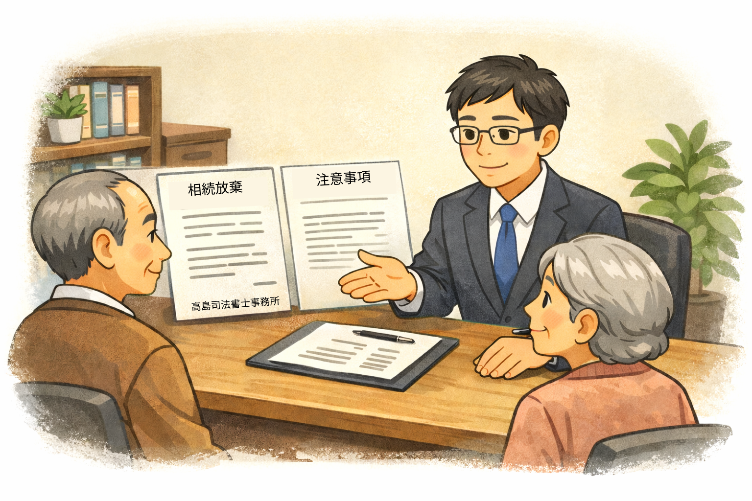 相続放棄で相続分を集中できるのか（松戸の高島司法書士事務所）